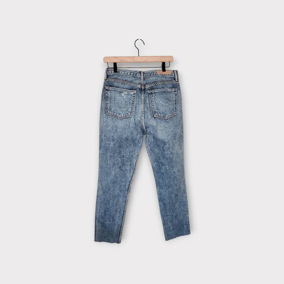 GRLFRND Womens Karolina High Rise Skinny Blue Jeans 29 Premium Denim Distressed - Picture 7 of 7